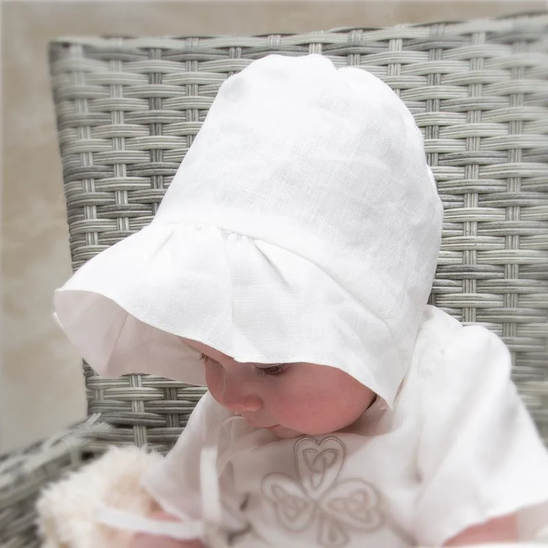 The Shamrock Christening Gown Bonnet